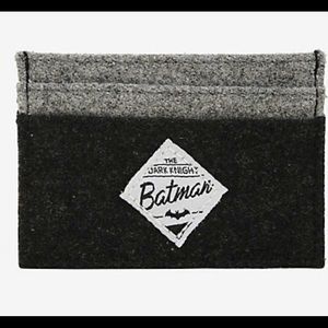 Batman Authentic Felt Black & Grey Wallet 4 x 3